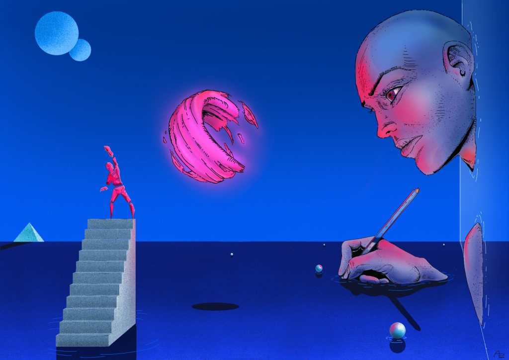 Website page for Realtime Stagemaker, a Unity-based collaborative VR prototyping tool, showing project description about real-time multi-user creation.